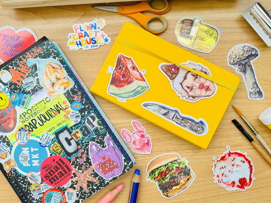 Junk Journal Vinyl Sticker