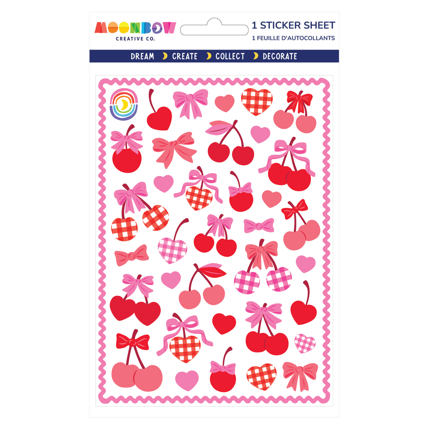 Sunday Sweethearts Glossy Sticker Sheet by Moonbow Creative