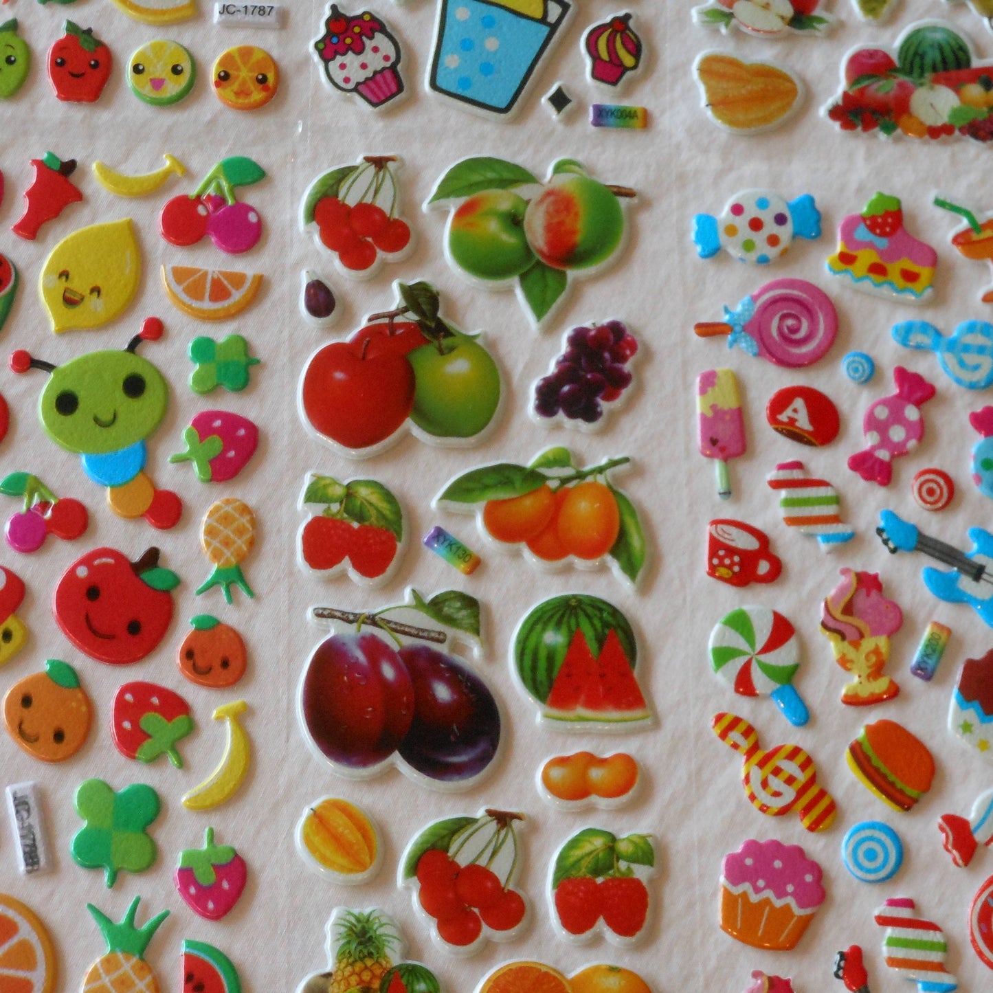 Puffy Sticker Sheets