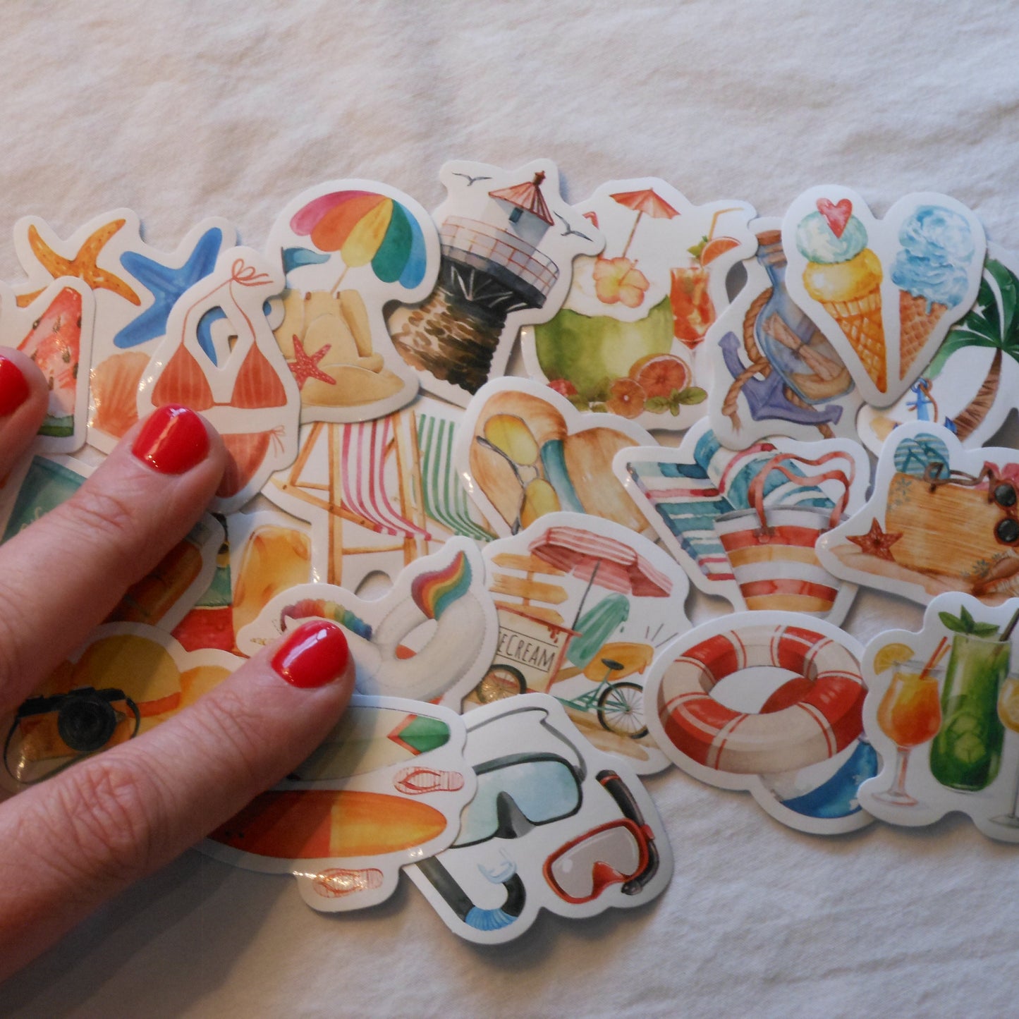 Summer at the Beach Mini Sticker Box Set