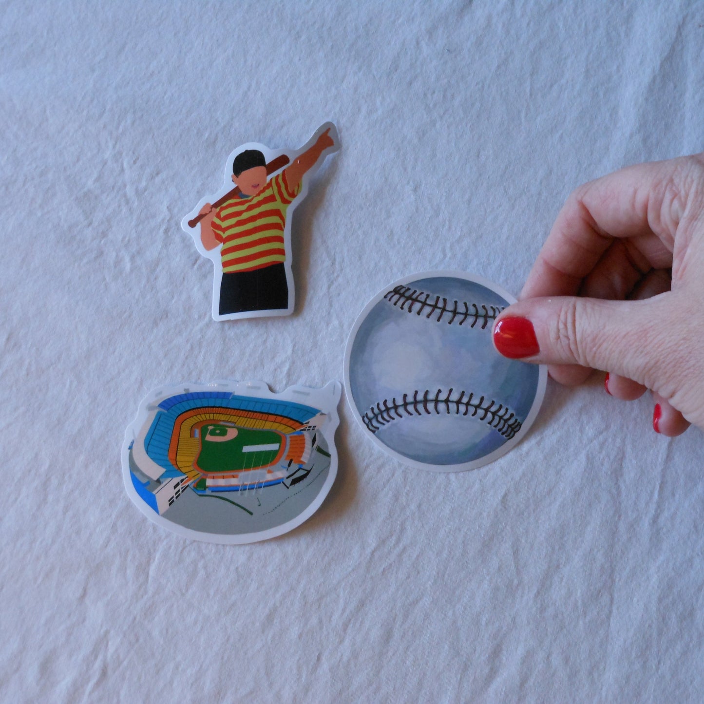 Baseball Fan Stickers, Pack of 10