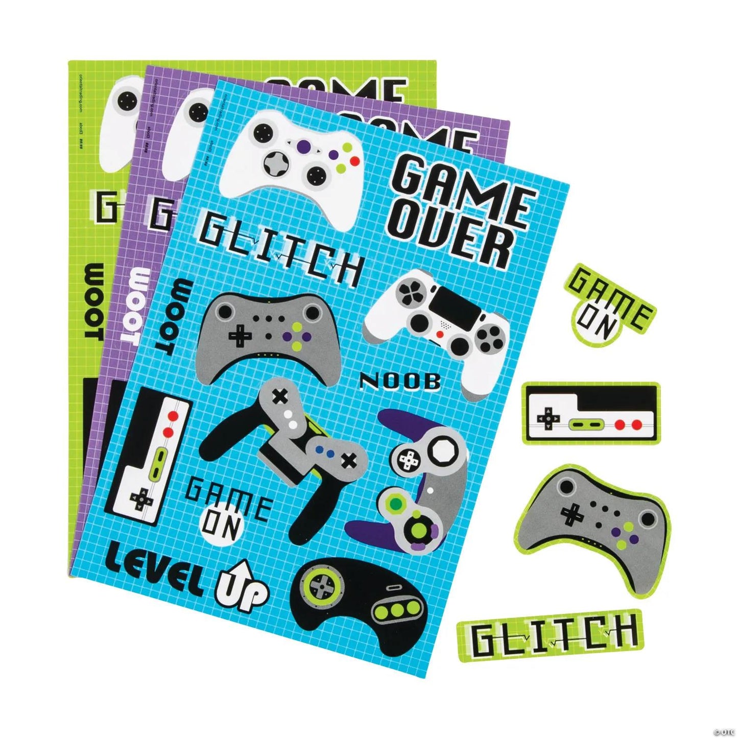 Game Over Sticker Sheet