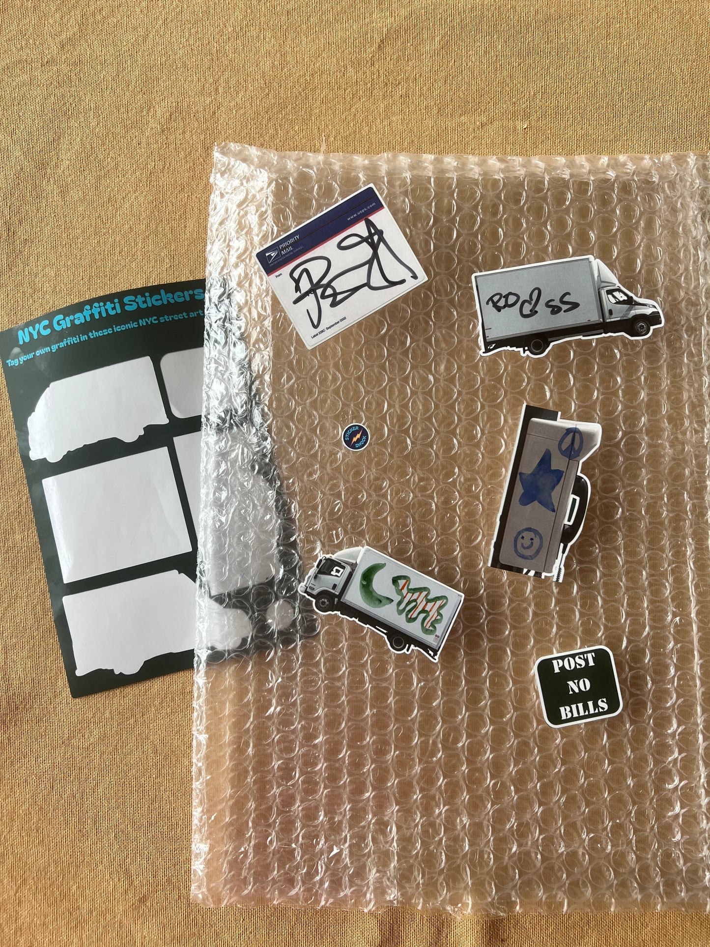 NYC Graffiti Sticker Sheet by Sticker Shock