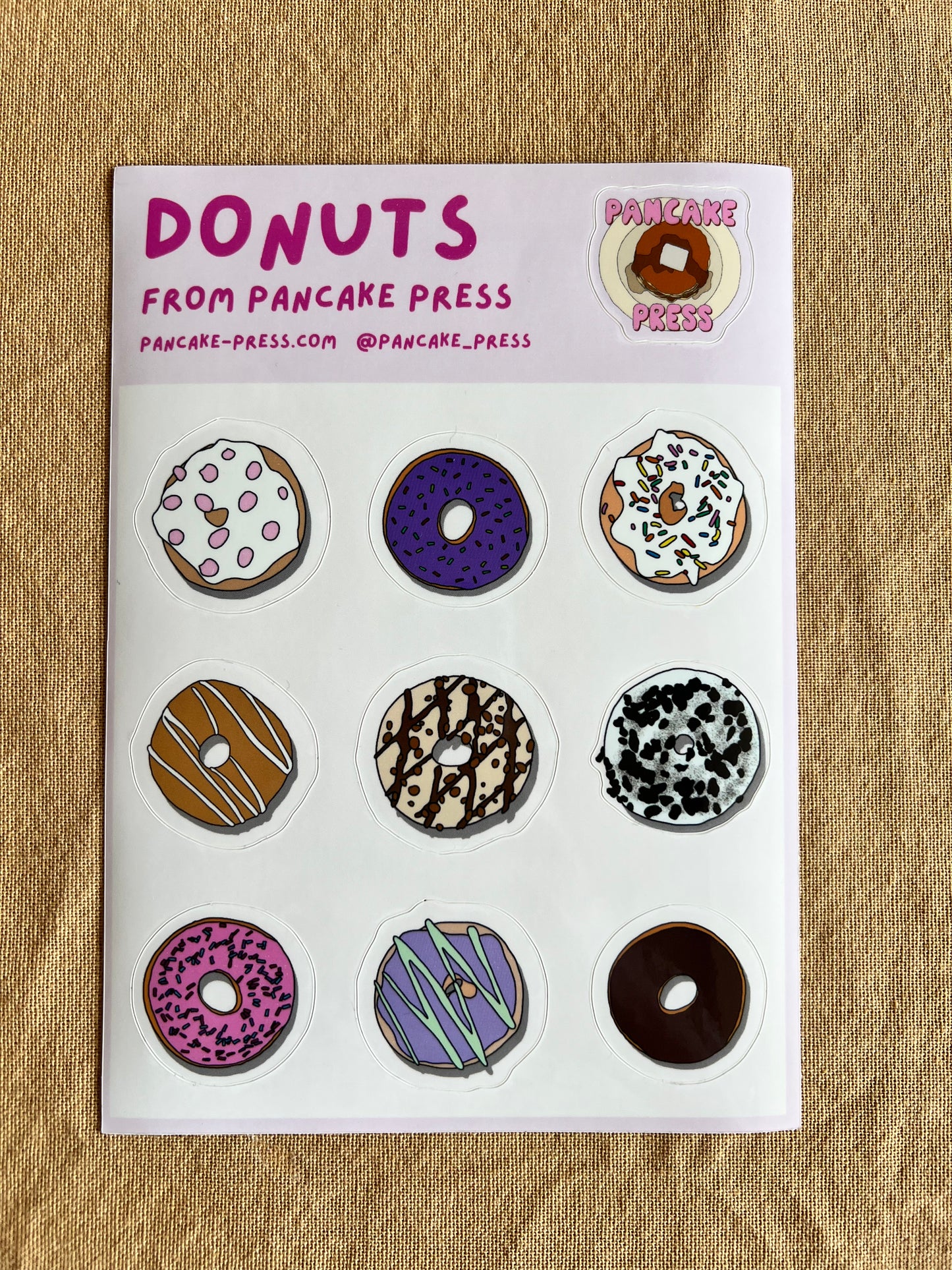 Donuts Sticker Sheet by Pancake Press