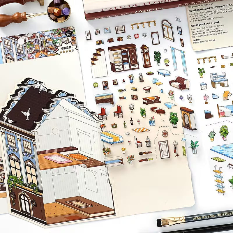 Mini Sticker Scene Activity Book Pack of 6