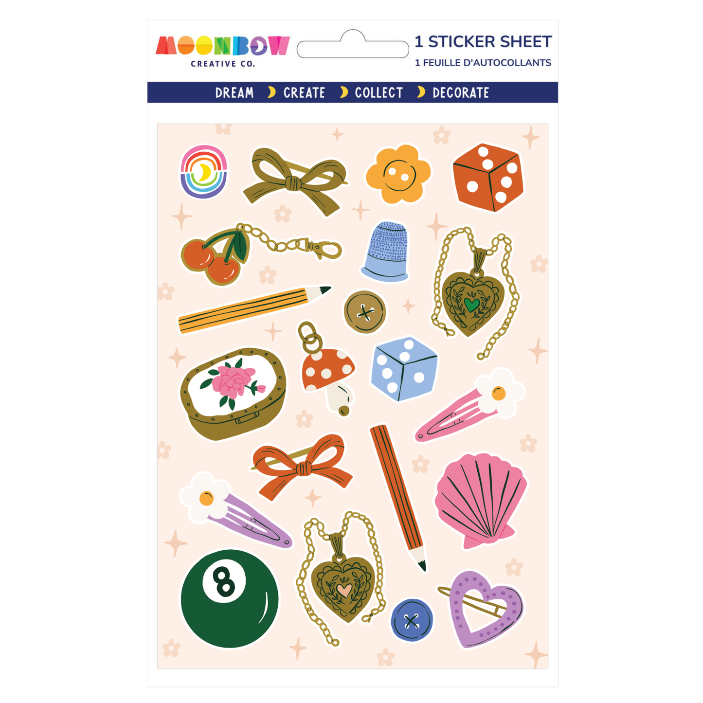 Little Trinkets Glossy Sticker Sheet by Moonbow Creative