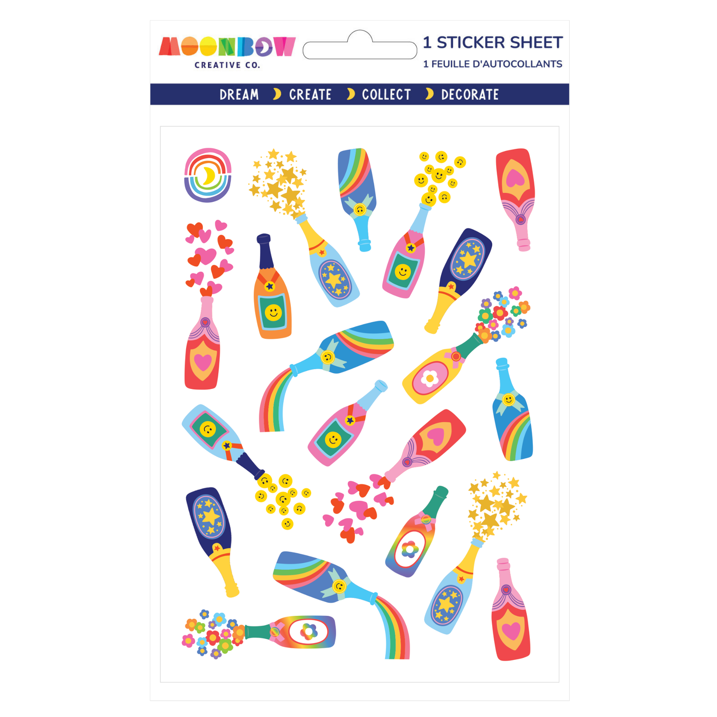 Fizzy Pop Fun Glossy Sticker Sheet by Moonbow Creative