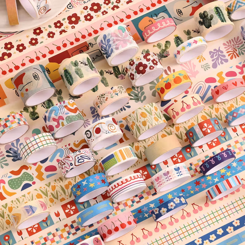 Colorful Schoolhouse Washi Tape Set of 2