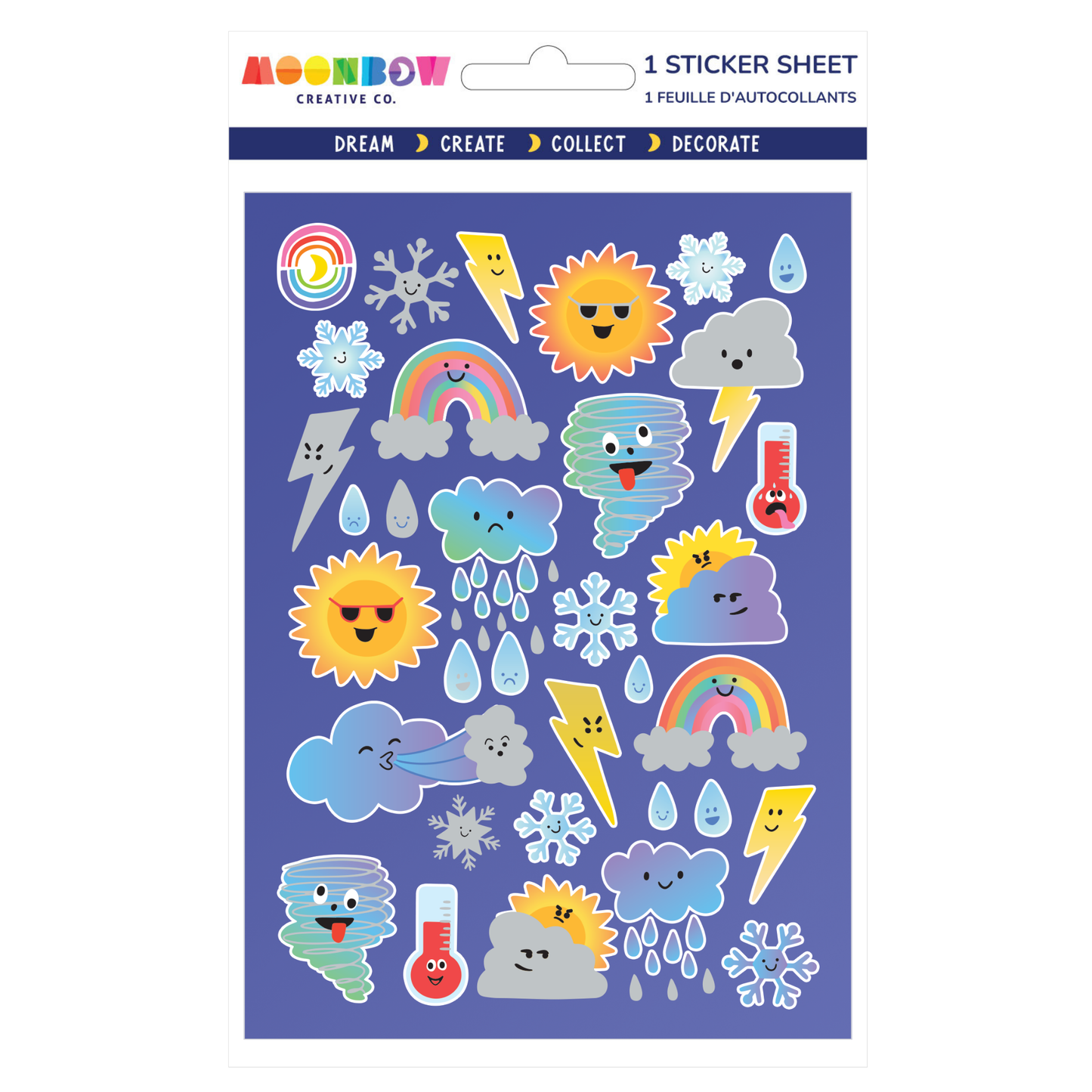 Forecast Fun Foil Sticker Sheet by Moonbow Creative
