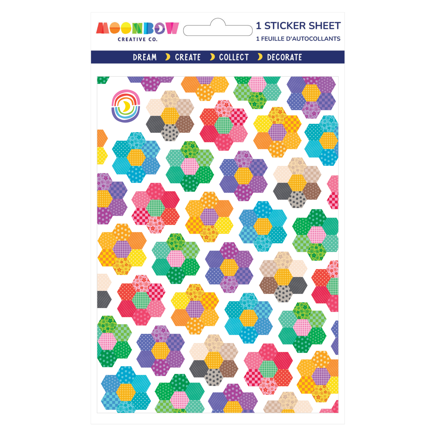 Quilty Pleasures Glossy Sticker Sheet by Moonbow Creative