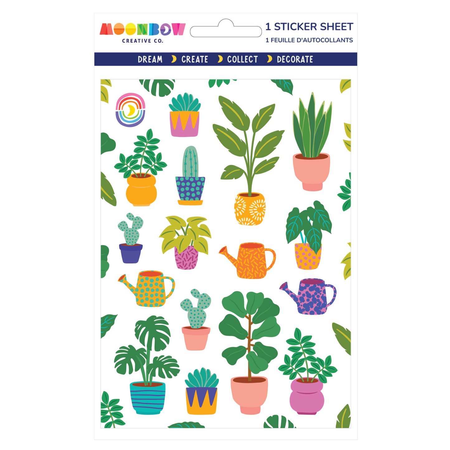 Plant Parent Glossy Sticker Sheet by Moonbow Creative