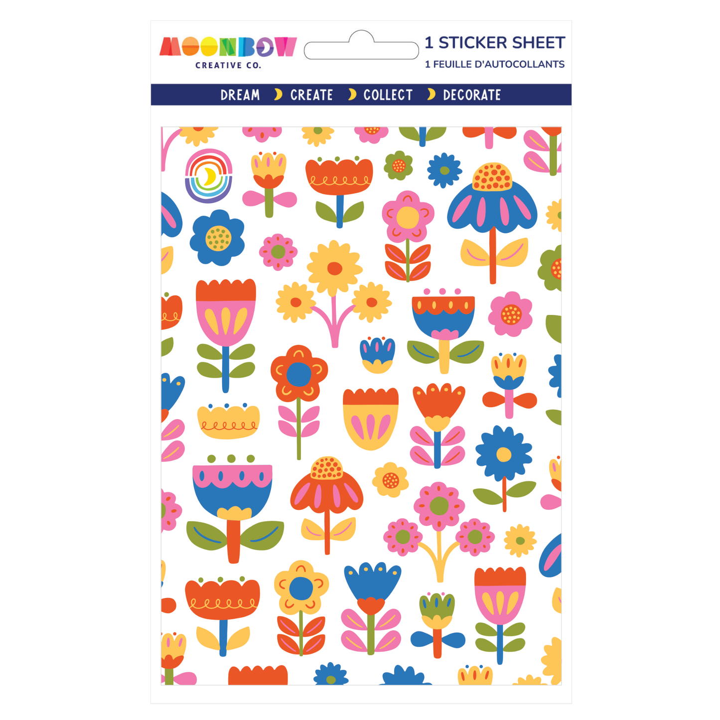 Heirloom Blooms Glossy Sticker Sheet by Moonbow Creative