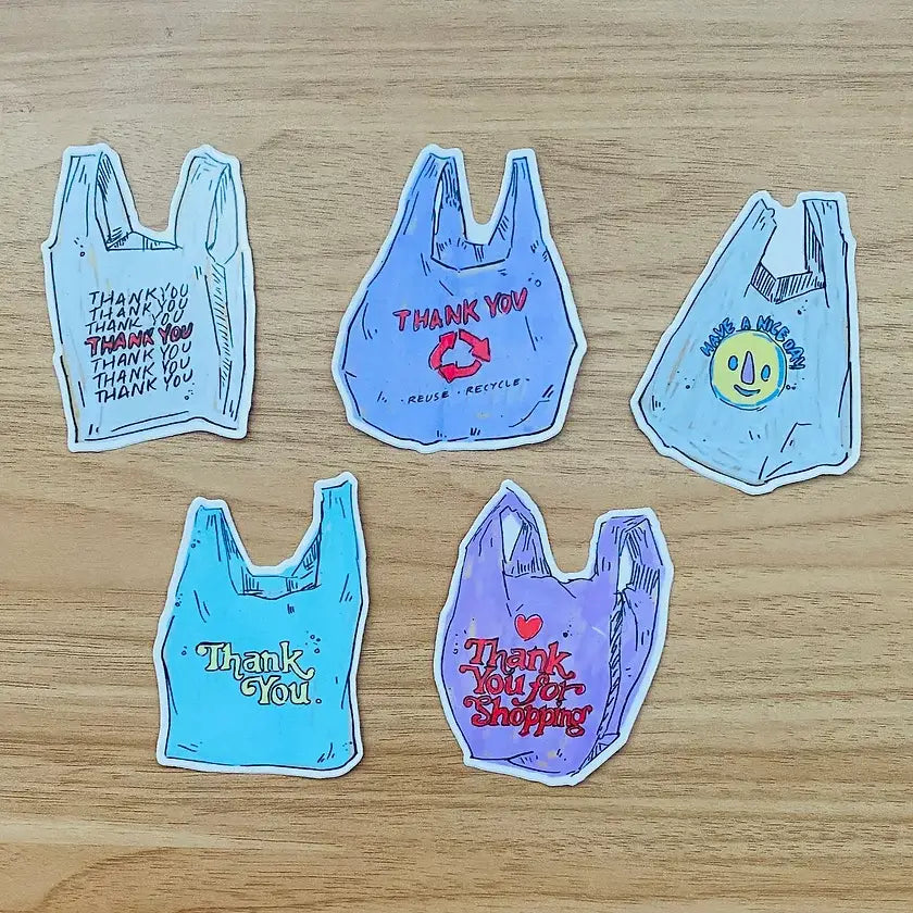 Grocery Shopper Sticker Set