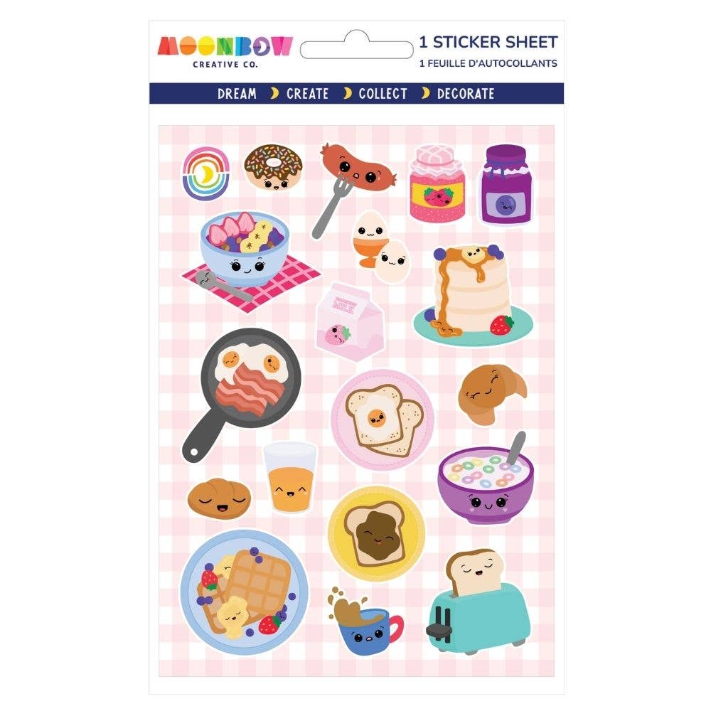 Breakie Buds Glossy Sticker Sheet by Moonbow Creative