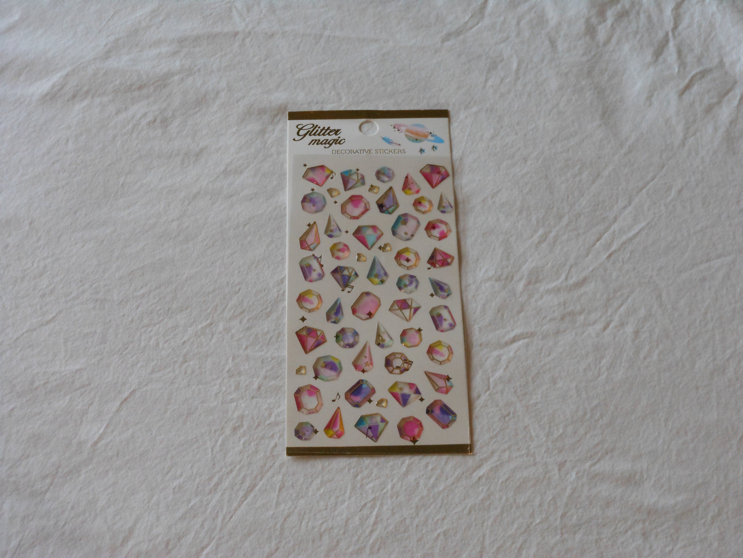 Glitter Gems 3D Gel Stickers