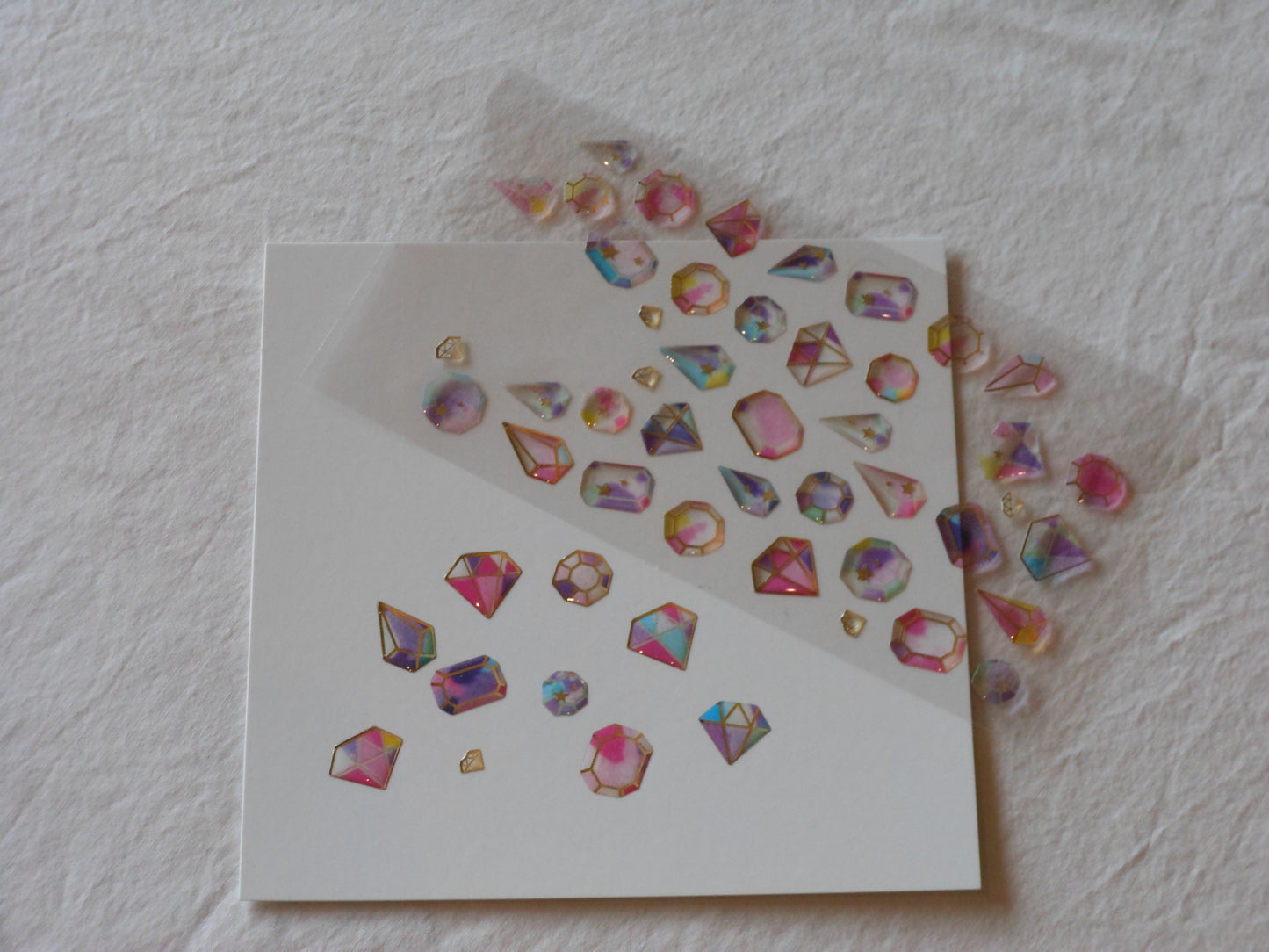 Glitter Gems 3D Gel Stickers