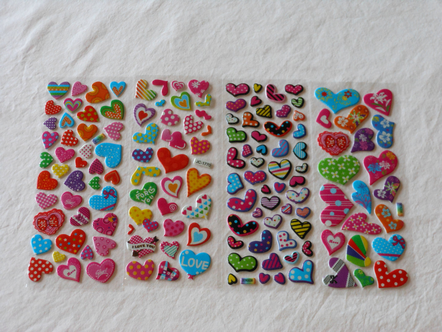 Puffy Sticker Sheets