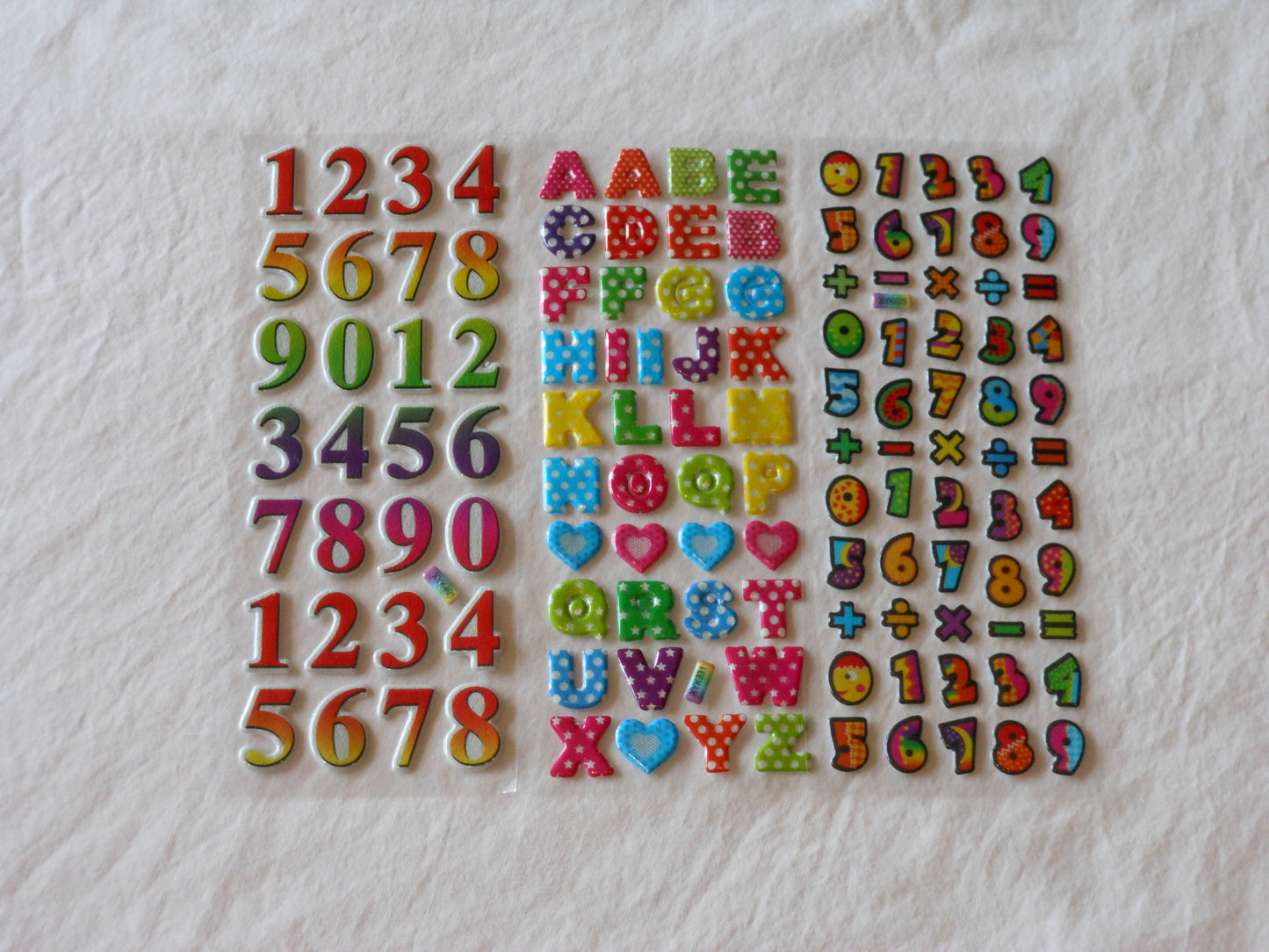 Puffy Sticker Sheets