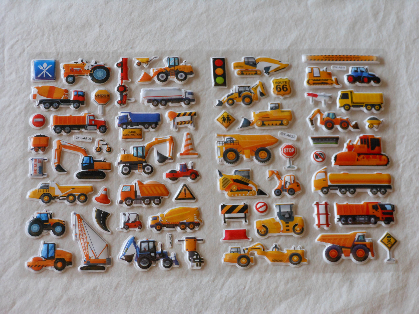 Puffy Sticker Sheets