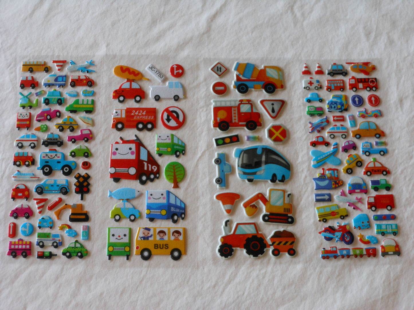 Puffy Sticker Sheets