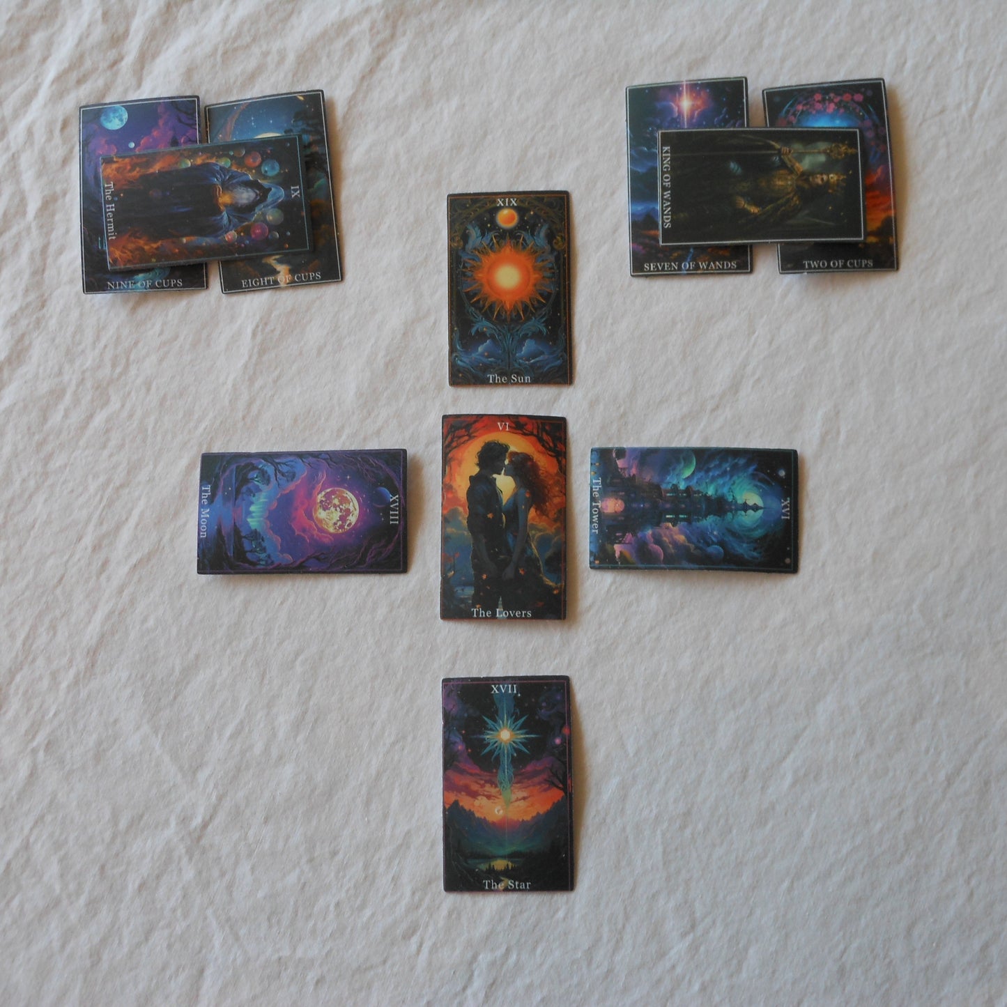 Tarot Card Mini Sticker Set