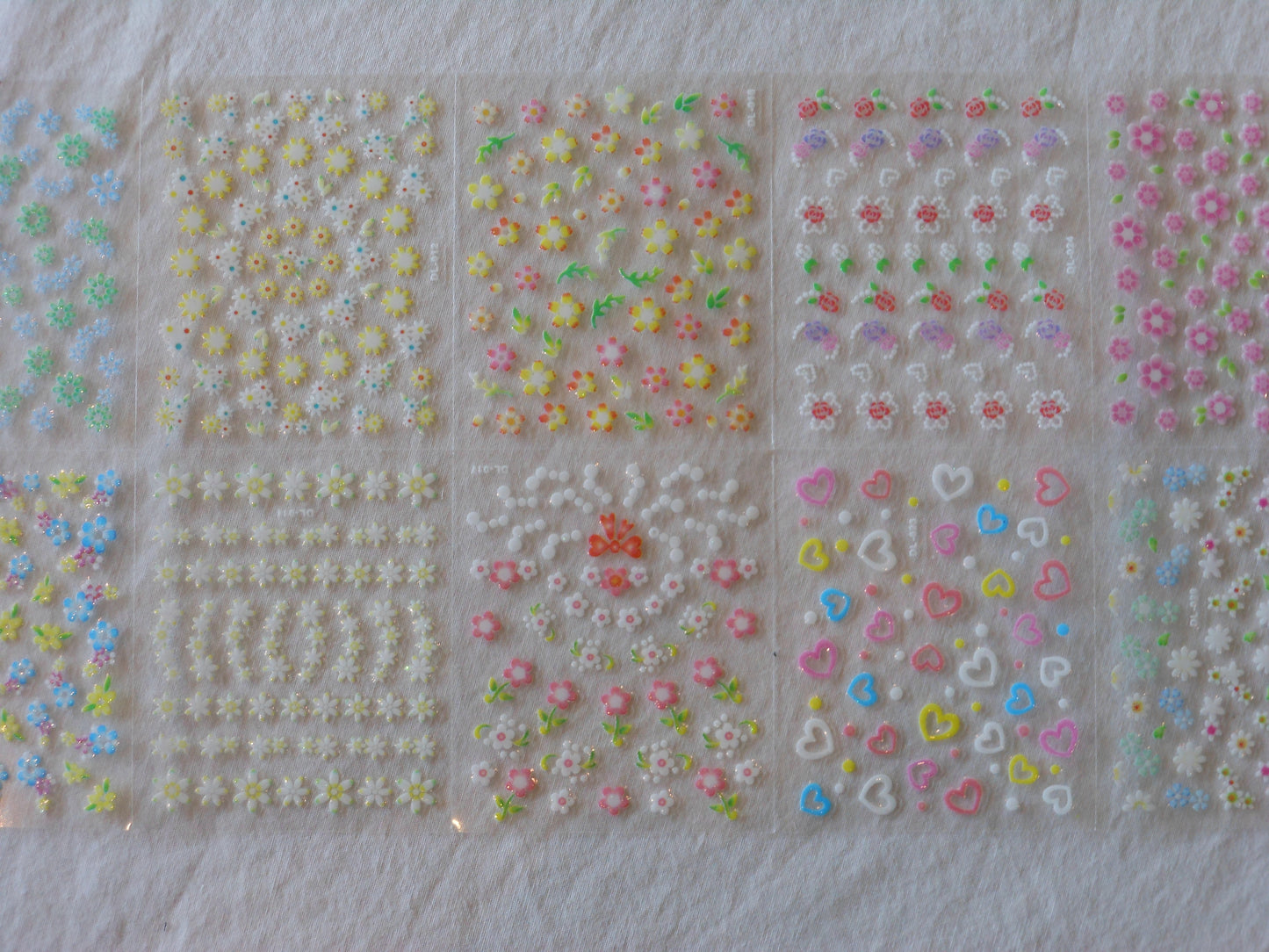 Cute Flower Nail Decals