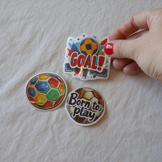 Soccer Fan Stickers, Pack of 10