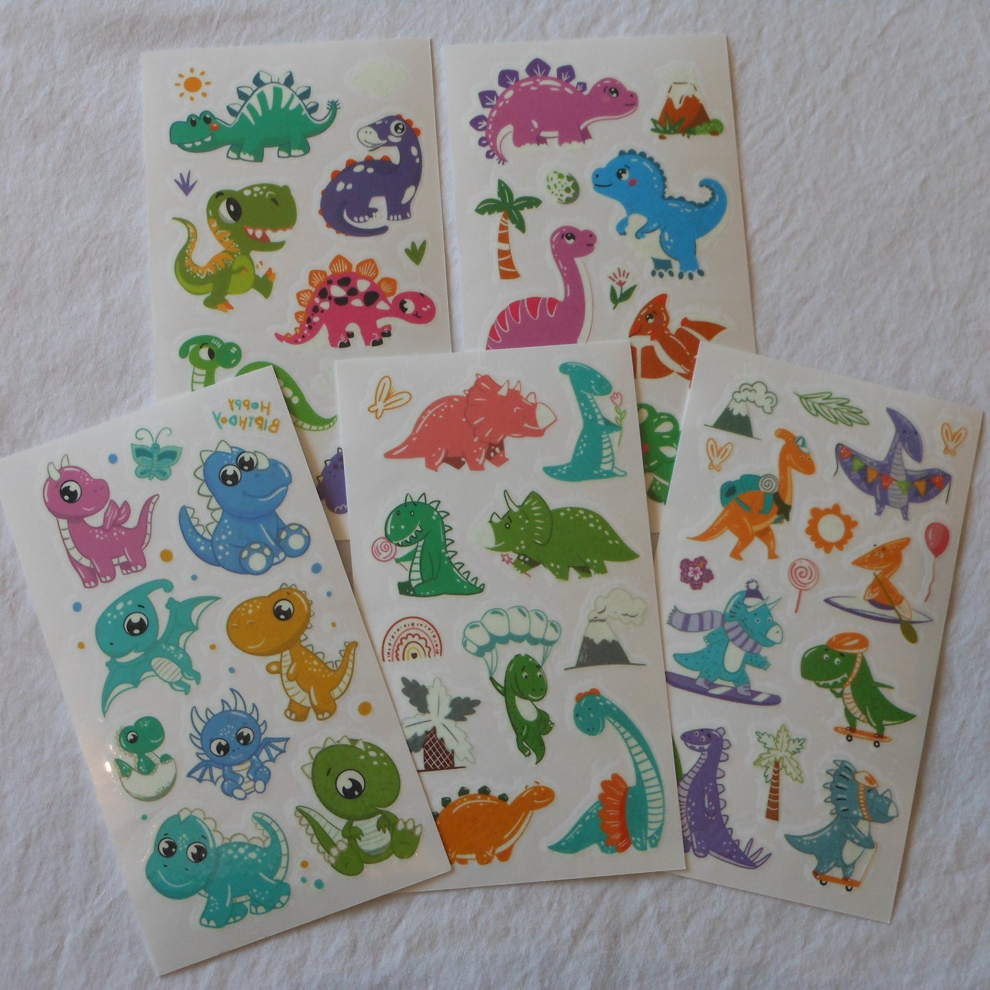 Glow In The Dark Dinosaur Temporary Tattoos