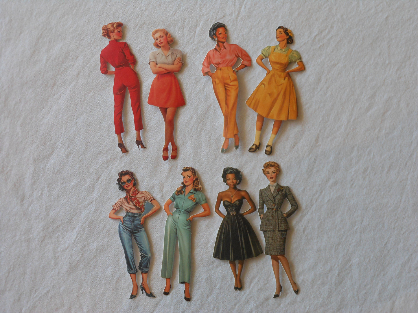 Vintage Pin-Up Poster Gals Stickers