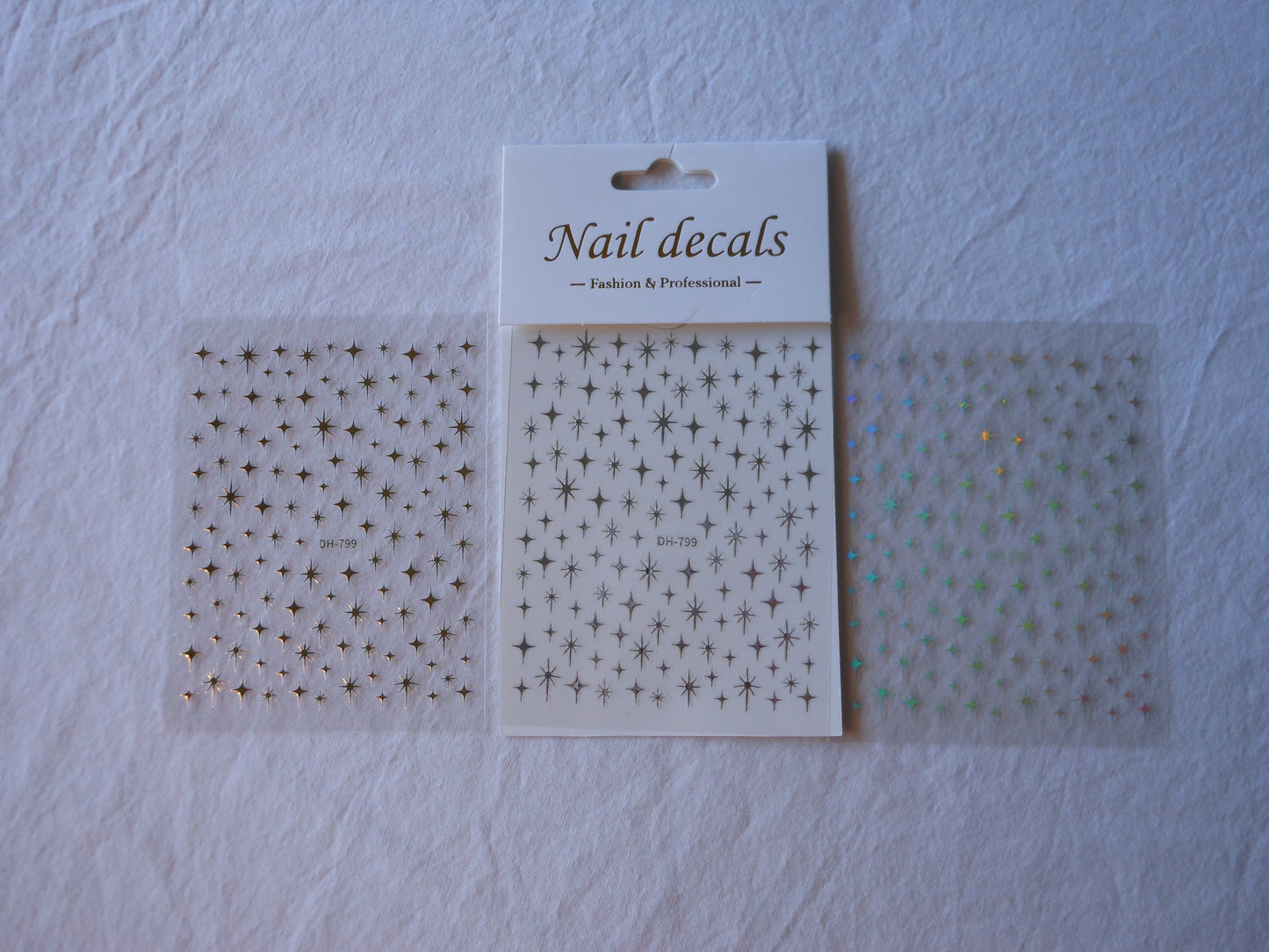 Glittering Star Nail Decals