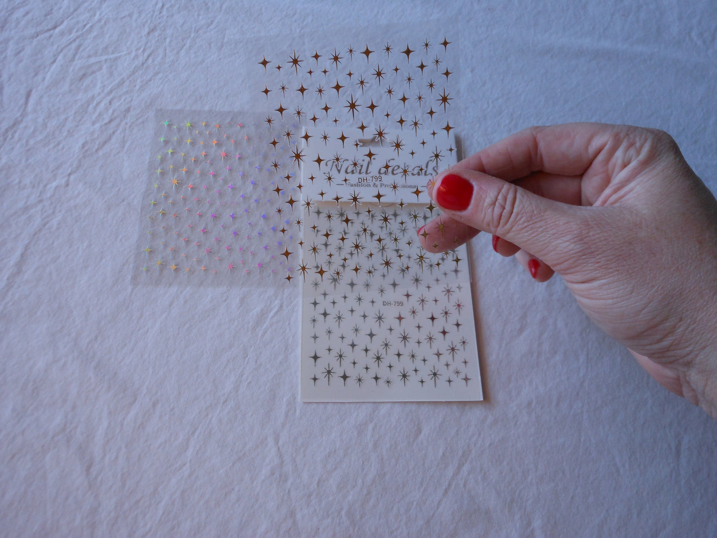 Glittering Star Nail Decals