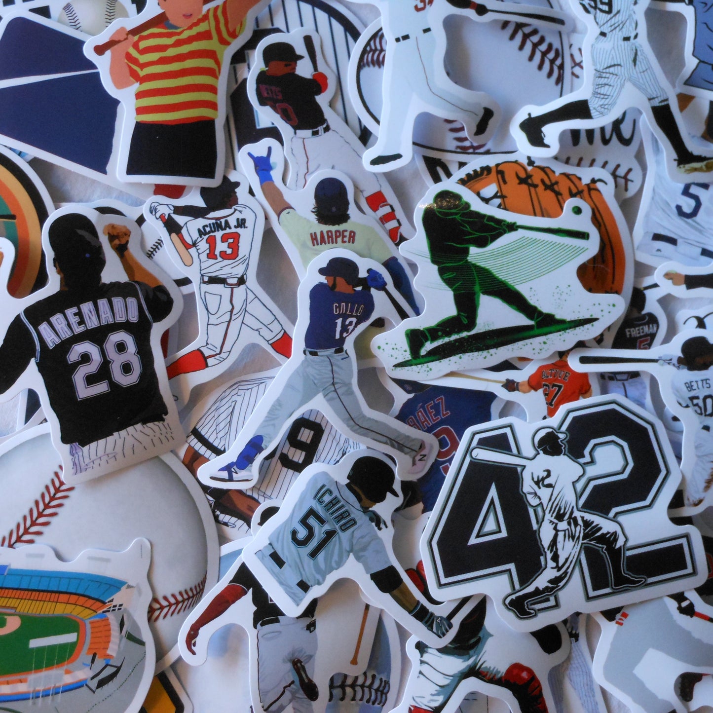 Baseball Fan Stickers, Pack of 10