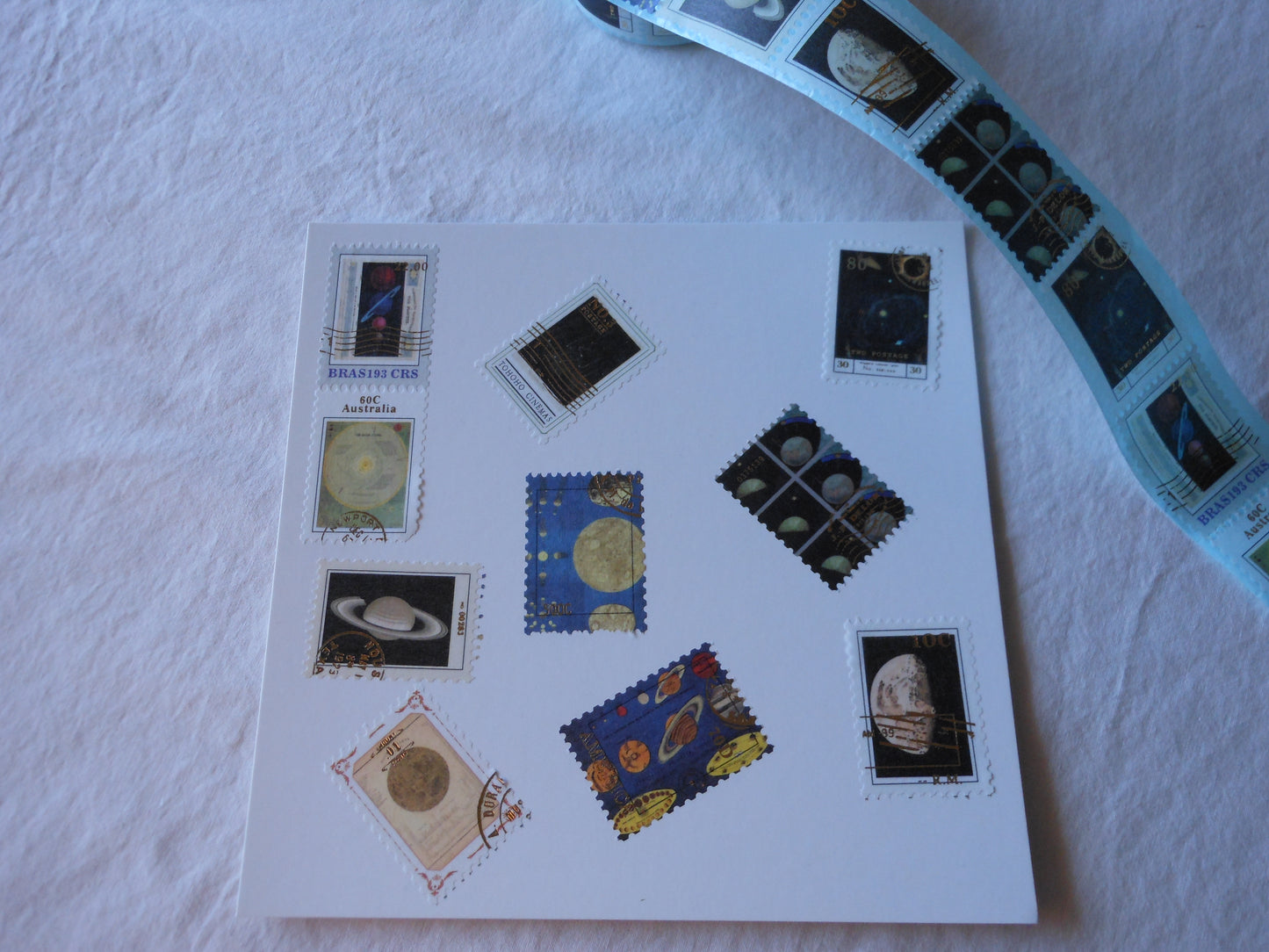 Outer Space Washi Stickers - Strip of 10
