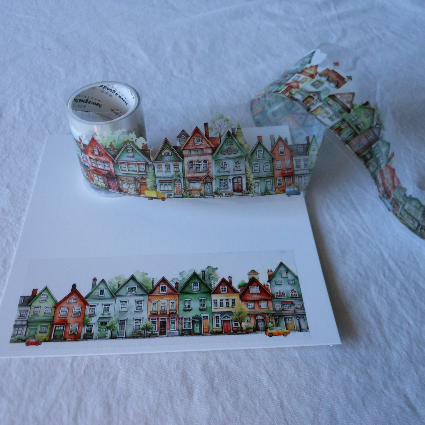 Whimsical Cottage PET Transparent Sticker Tape