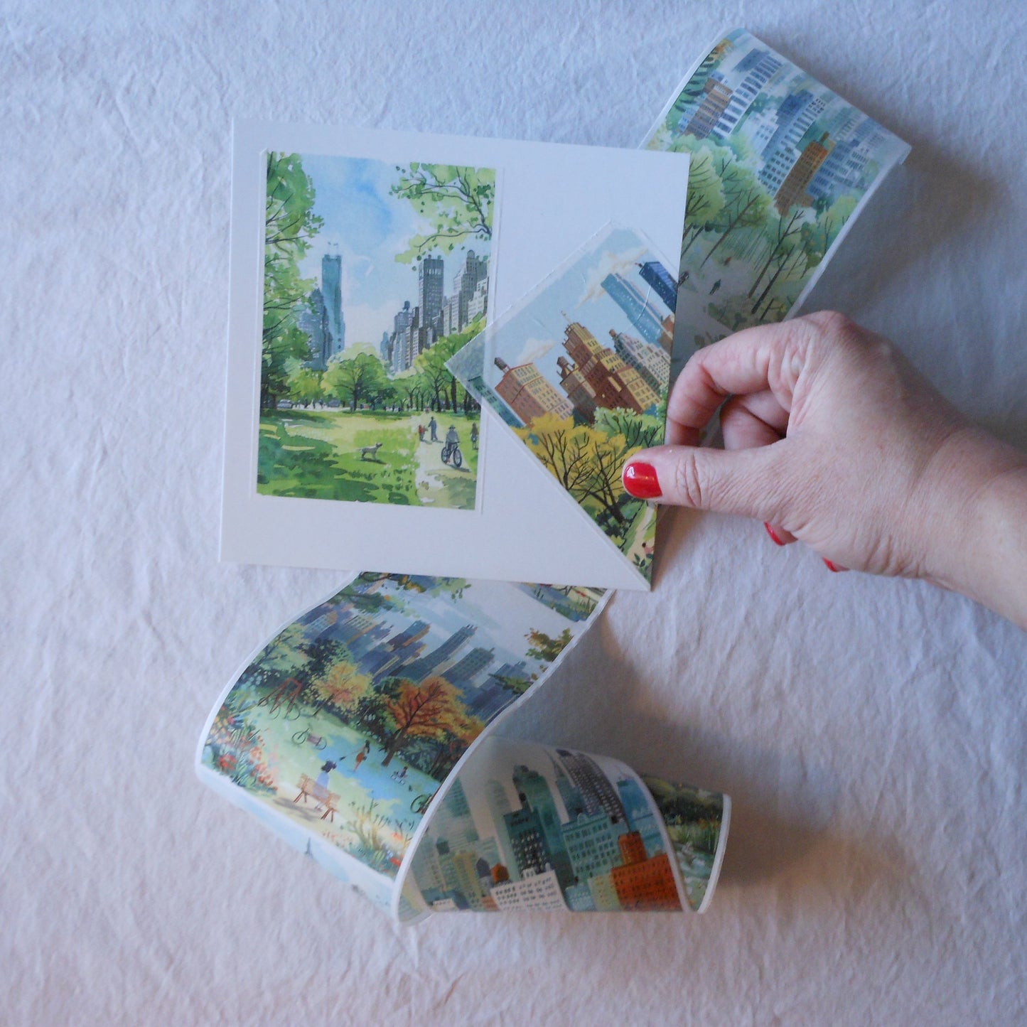 Large Scenic New York City Washi