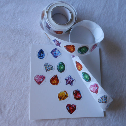 Gemstone Stickers Strip