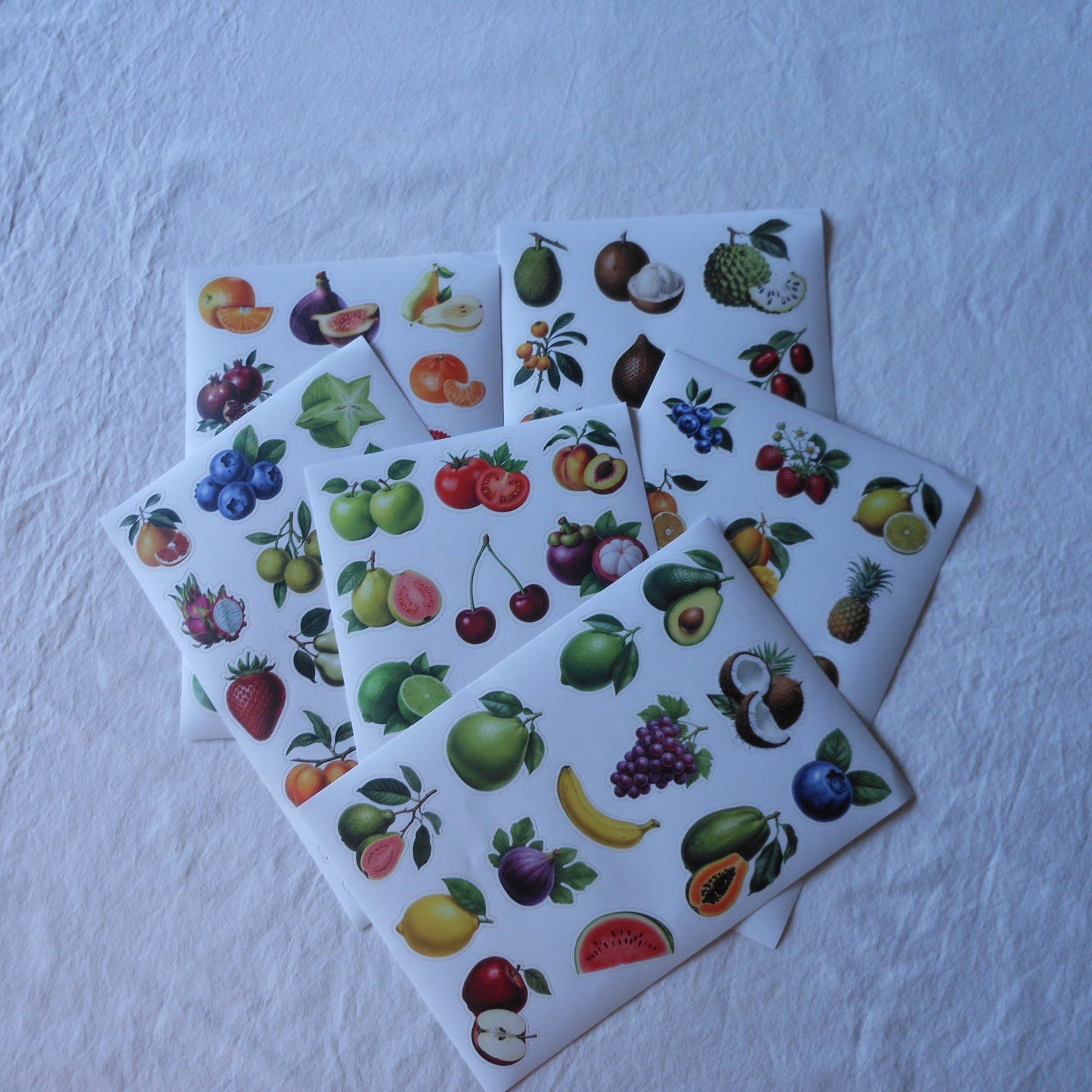 Vintage Food Sticker Sheets