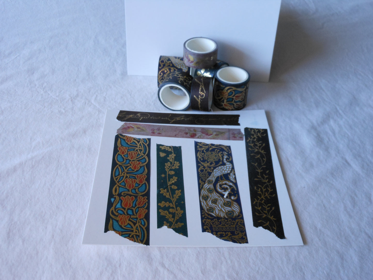 Dark Academia Foil Washi Tape, Set of 6