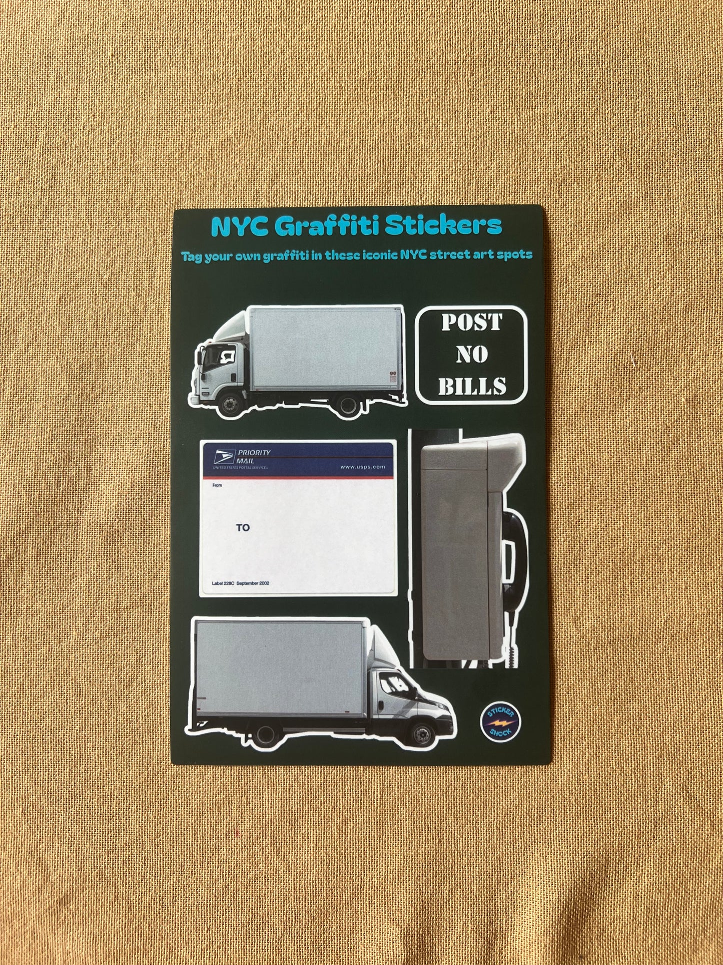 NYC Graffiti Sticker Sheet by Sticker Shock