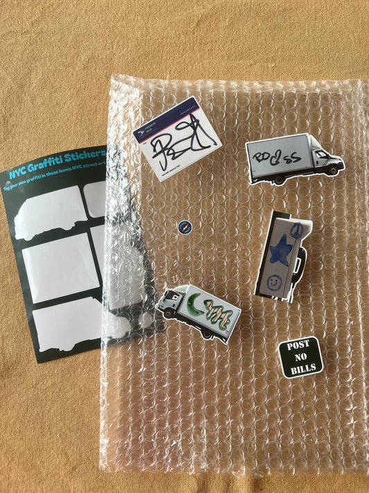 NYC Graffiti Sticker Sheet by Sticker Shock