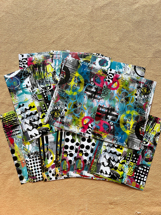 Graffiti Print, Large Sticker Sheets - 24 pack