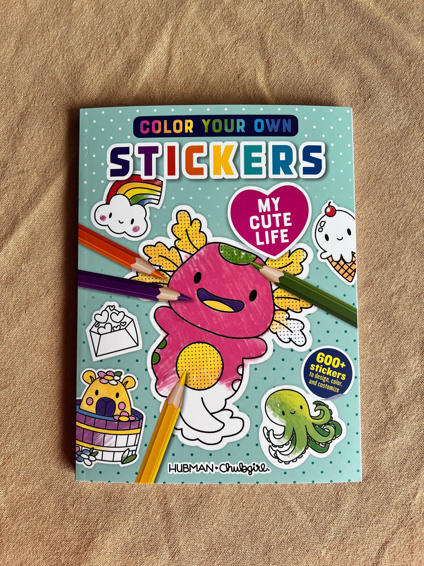 Color Your Own Sticker Book