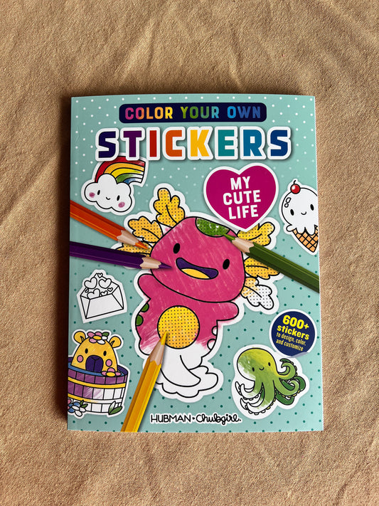 Color Your Own Sticker Book