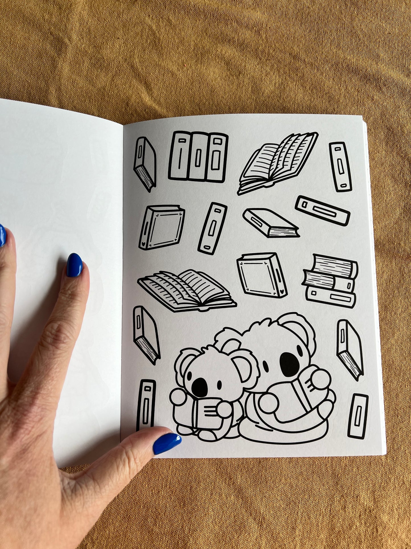 Color Your Own Sticker Book