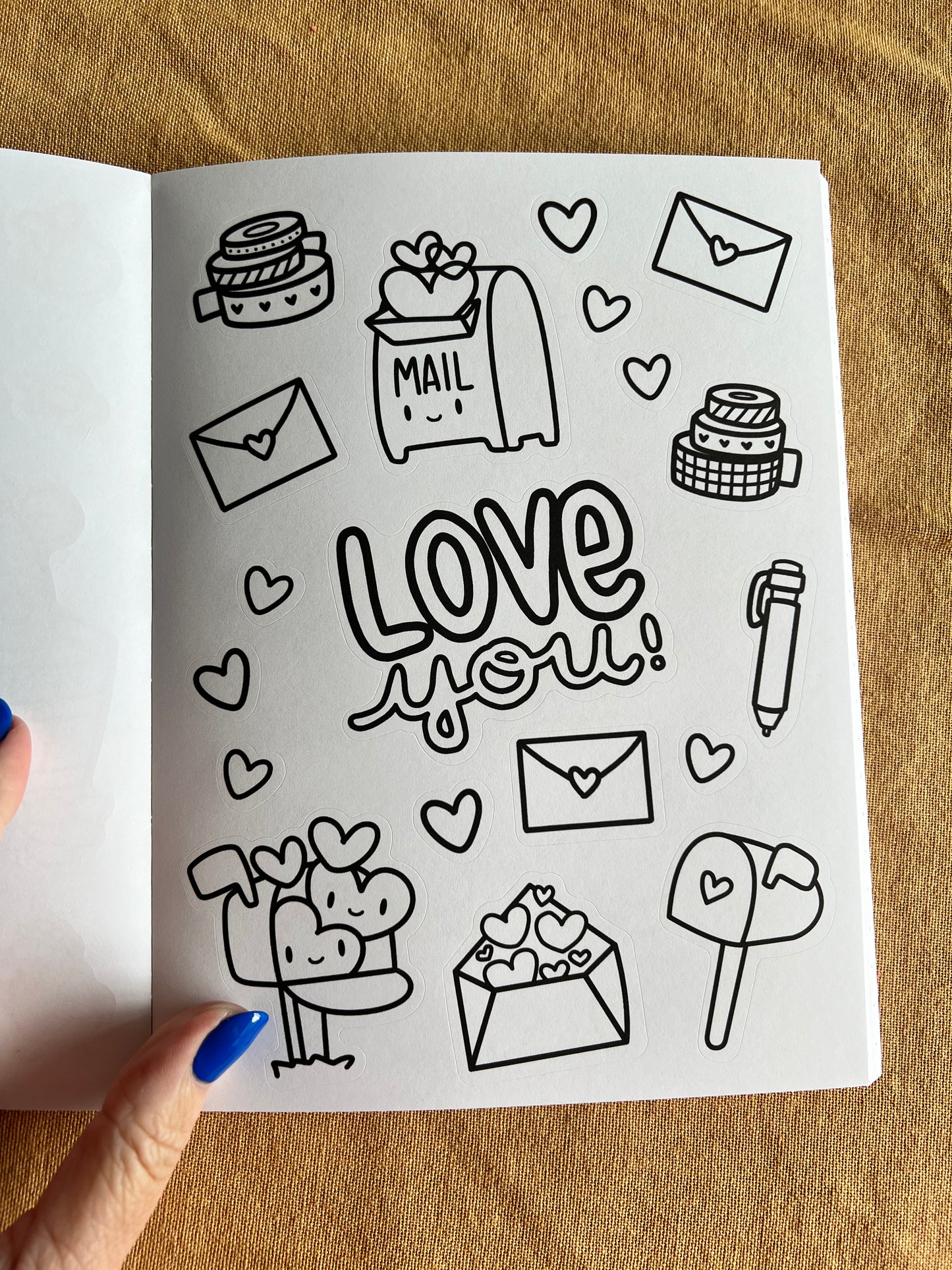Color Your Own Sticker Book