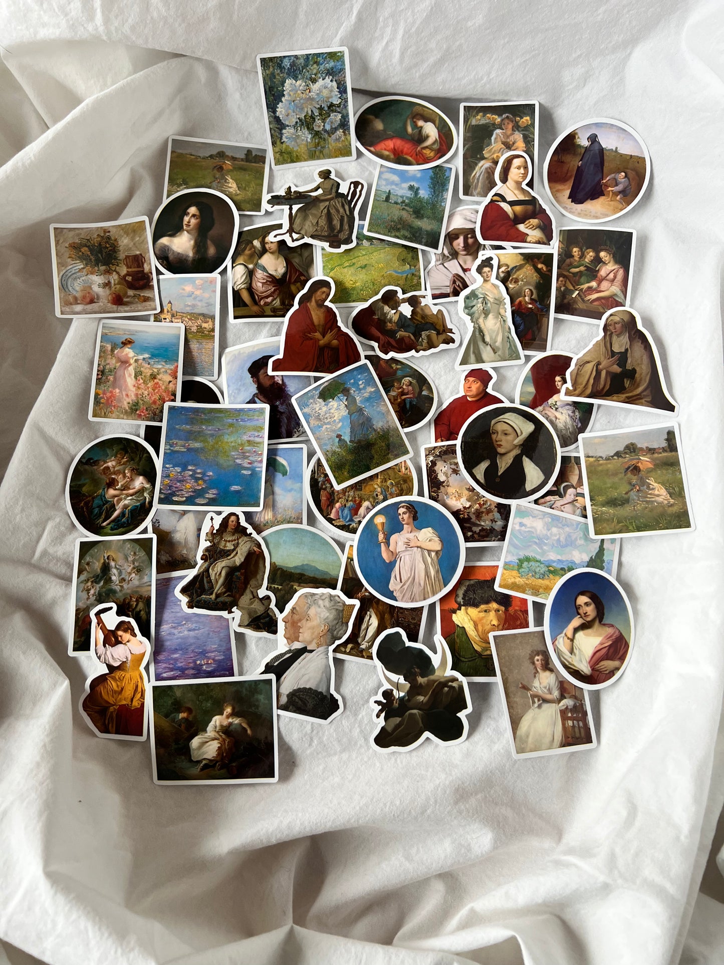 Classical European Oil Painting Stickers
