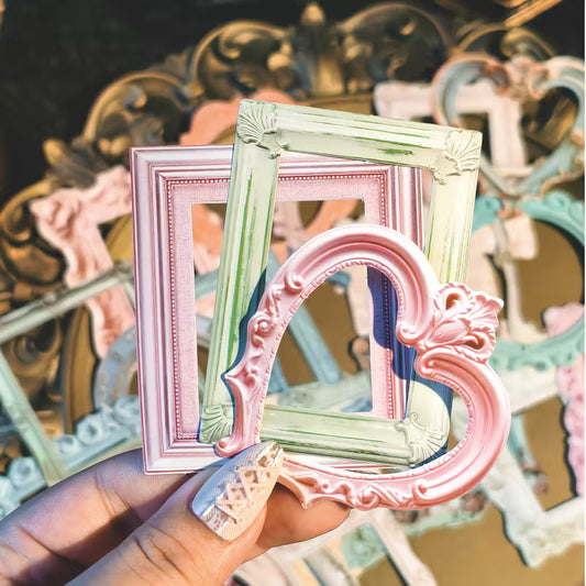 Vintage Collage Photo Frame Stickers Pack of 5