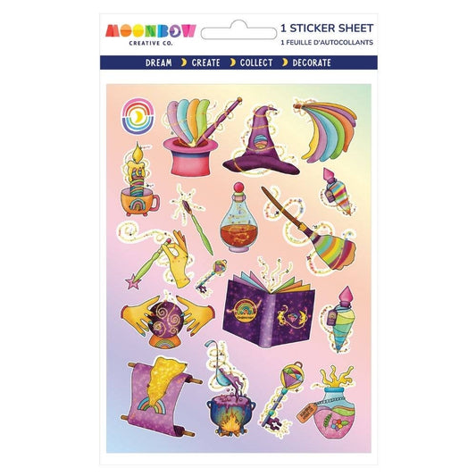 Make a Rainbow Hologram Sticker Sheet by Moonbow Creative