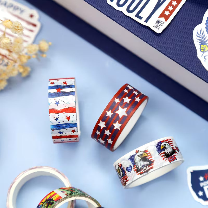 Patriotic Washi Tape, Set of 2